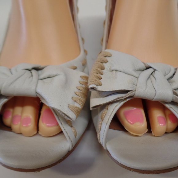 B Makowsky "BFEAST" Sz 9 White Leather - Picture 7 of 12